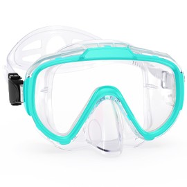 Zeligerstar Kids Snorkel Mask, 180° Panoramic View Diving Mask, Anti-Fog Swimming Mask with UV Protection Lens, Anti-Leak Kids Swimming Goggles for Boys Girls Youth 6-14