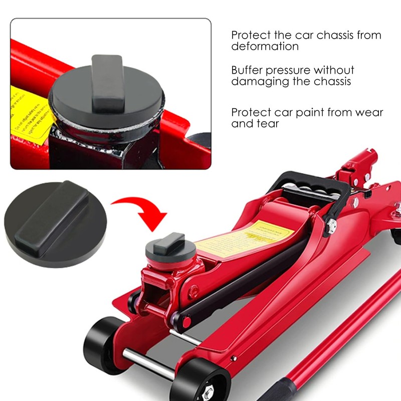 USHXVG 2 Pieces Rubber Support Brackets, Car Compatible, Utility Jack,