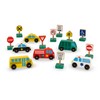 Melissa & Doug Wooden Vehicles and Traffic Signs With 6