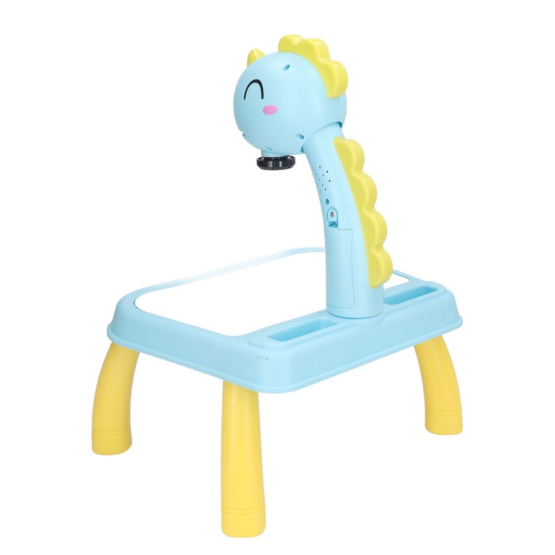 Drawing Projector Table Cute Dinosaur Design Bright Colors Detachable Smart