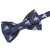 OCIA Boys Dinosaur Sharks Pattern Pre-Tied Bowtie Kids Adjustable Bow
