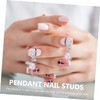 Housoutil 6pcs Chain Nail Decoration Luxurious Nail Art Accessories for