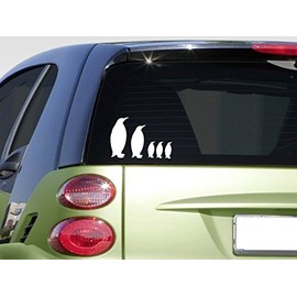 EZ-STIK Penguin Family 8" Sticker *F172* Decal feet King Happy Glacier Arctic Christmas Penguins