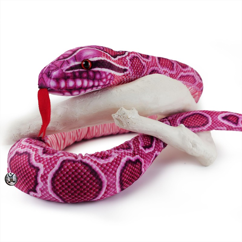 Pink Python Cuddly Toy Snake Python Plush Snake Plush Toy