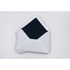 25 Mourning Envelopes, with Slim Black Triple Frame, with Black