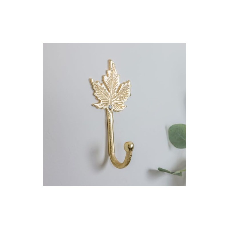 Melody Maison Gold Maple Leaf Wall Hook