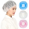 Disposable Hygienic Cooking Chef Hat Kitchen Cook Cap 1pc I-DMK-034 Blue 200ea