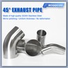 2 Inch 45 Degree Elbow Stainless Mandrel Bend Elbow -