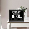 8.7inch Digital Day Calendar Clock Auto Dimming Large Display Medication