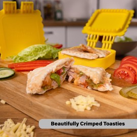 Toast Sealer Wrap Toastie Maker, A Toastie Maker for Thins, Crimp Sandwich Maker, Make Quick and Easy Creative Kitchen Gadgets, Designed for Low Calorie Thin Bread