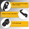 Sresk 1-1/4 in Highway Footpegs Long Angled Adjustable Highway Pegs