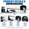 Reusable Mouse Trap for Home Pest Control – Self-Locking Plastic