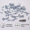 SKIR'CO (Pack of 100) Galvanised Steel 2.5 x 12 mm