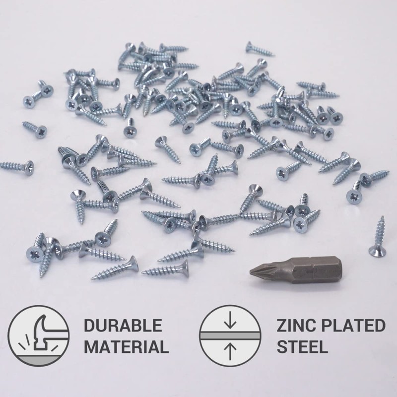 SKIR'CO (Pack of 100) Galvanised Steel 2.5 x 12 mm
