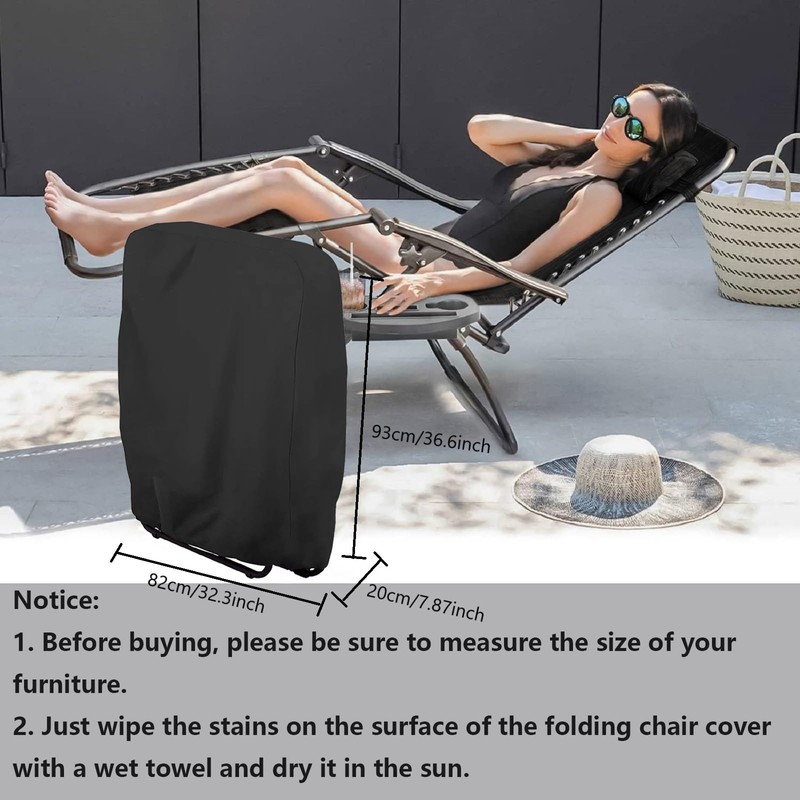 Zero Gravity Chair Covers 2 PCS, Outdoor Zero Gravity Folding
