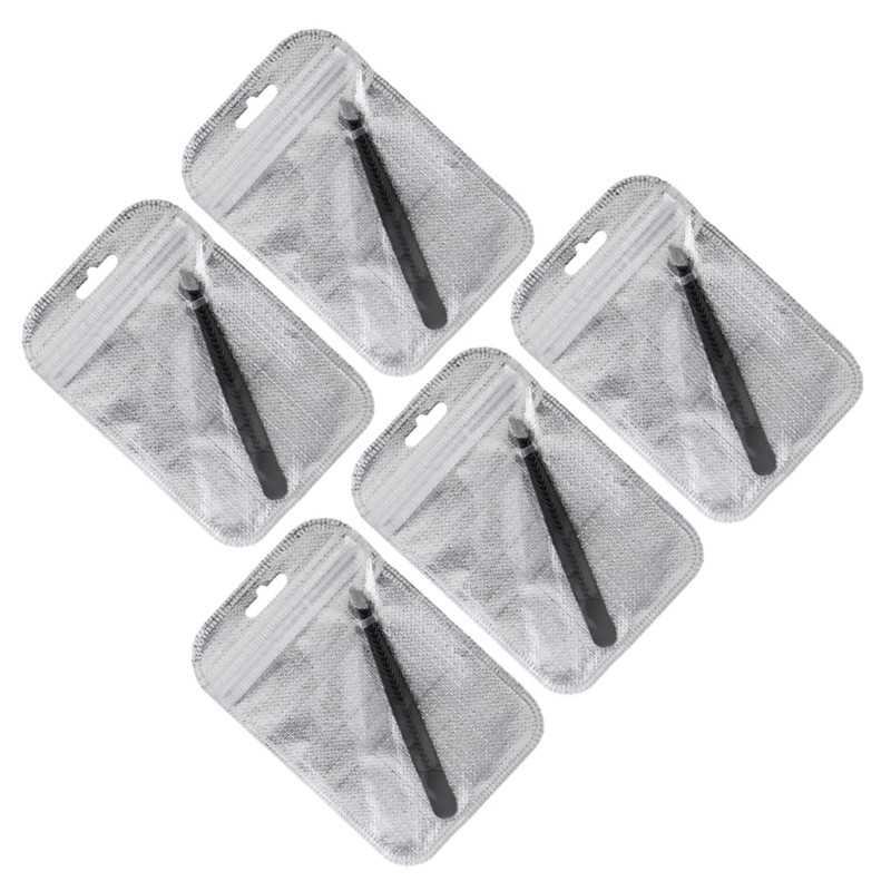 Minkissy 15pcs Stainless Steel Eyebrow Tweezers Set Portable Eyebrow Makeup