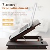 Laptop Desk for Bed with Fan Nnewvante 7 Angles &
