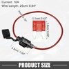 A ABSOPRO 10A Mini Blade Stye Fuse 16 AWG Fuse