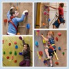 SREHRLY 32 PCS Rock Climbing Wall for Kids,Rock Wall Climbing