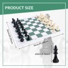 Tournament Chess Mat with Chess & Storage Bag, PU Leather