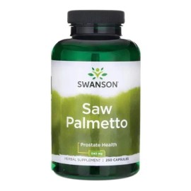 Saw Palmetto 540mg (250 Cápsulas) Swanson Salud De Próstata