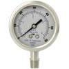 PIC Gauge 301LFW-254D-SIL 2.5" Dial, 0/60 psi Range, 1/4" Male