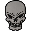 Reflective Skull Patch, Biker Skull Patches