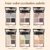 Paleta De Sombras De Ojos Mate Y Brillantes Kit Resistente