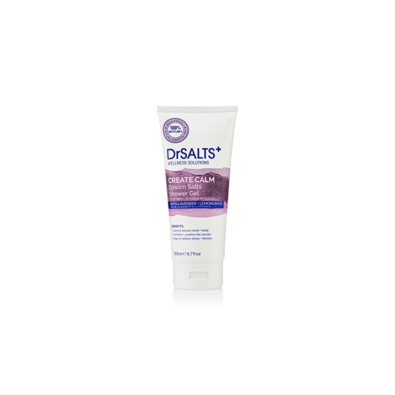 Dr Salts Create Calm Shower Gel - Lavender Chamomile -