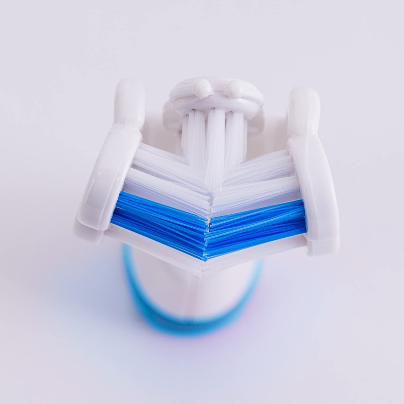 Triple Bristle Replacement Brush Head Refills | Innovative 3 Sided