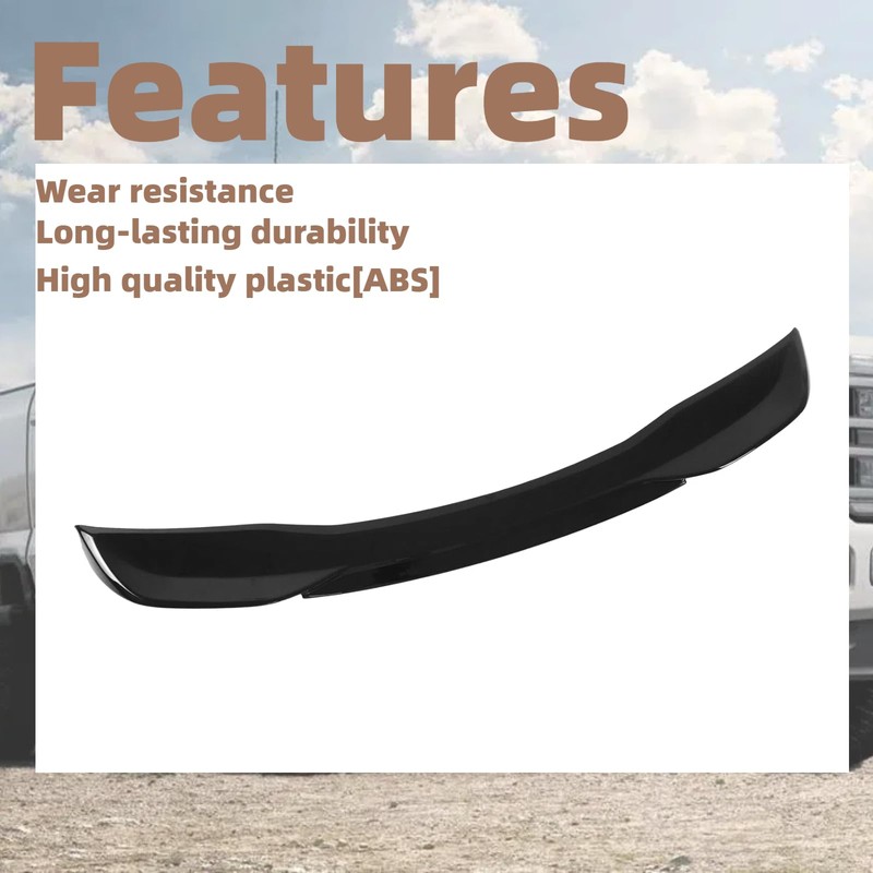 Rear Spoiler Wing Glossy Black for Honda Civic Sedan 11th