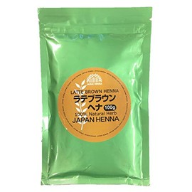 Japan Henna Latte Brown Treatment, 3.5 oz (100 g)