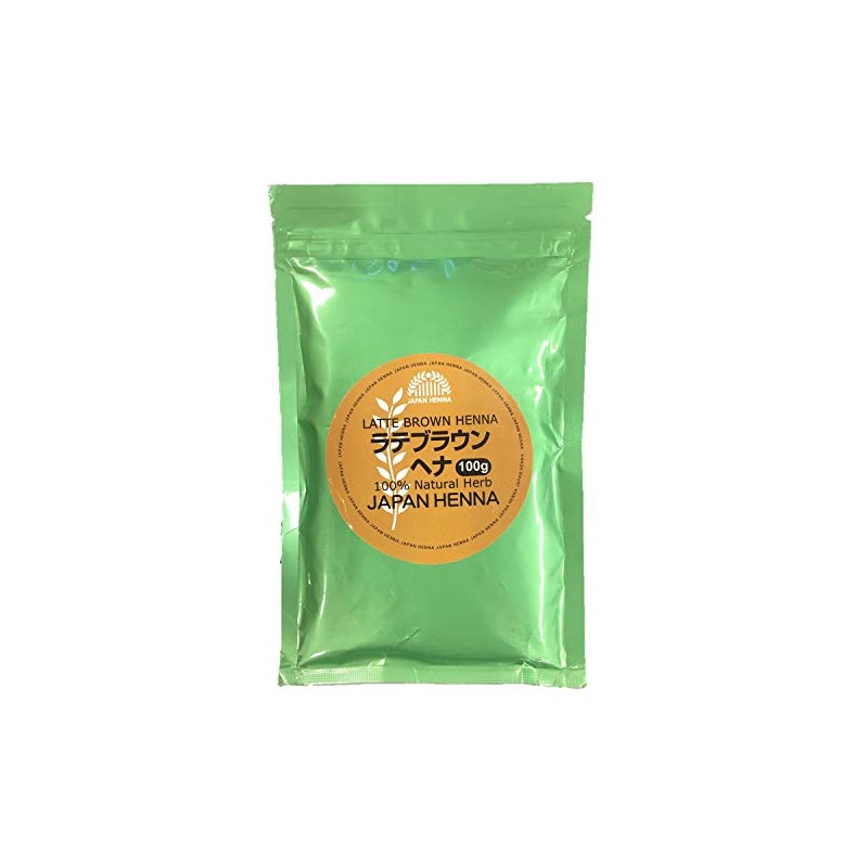 Japan Henna Latte Brown Treatment, 3.5 oz (100 g)