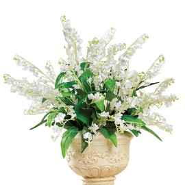 Collections Etc Lily of The Valley Bushes - Set of 3