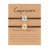 2pcs Zodiac Couple Bracelet for Women Girls Constellation Sign Bracelet