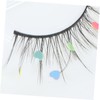 Baluue 12pairs Heart Flower Sequin Eyelashes Diy False Lash Extensions