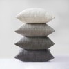 Topfinel 45 45 Gray 4 Pcs Set Corduroy Gradient Cushion