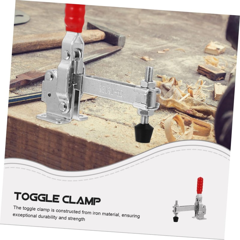 TEHAUX 2pcs Welding Toggle Clamps with Clamping Force Construction User