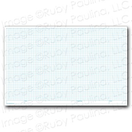 11x17 1/4 Grid Pads (50 pages per tablet; 4 squares per inch)
