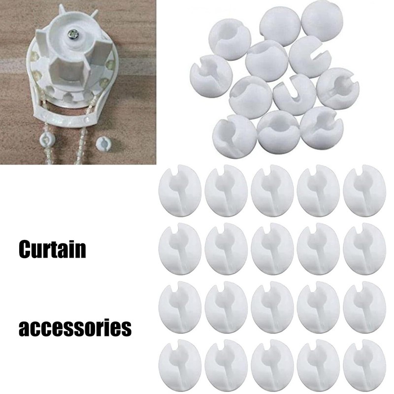 LEADSDGE Pack Of 20 Beads Chain Crimp Stops Roller Shade