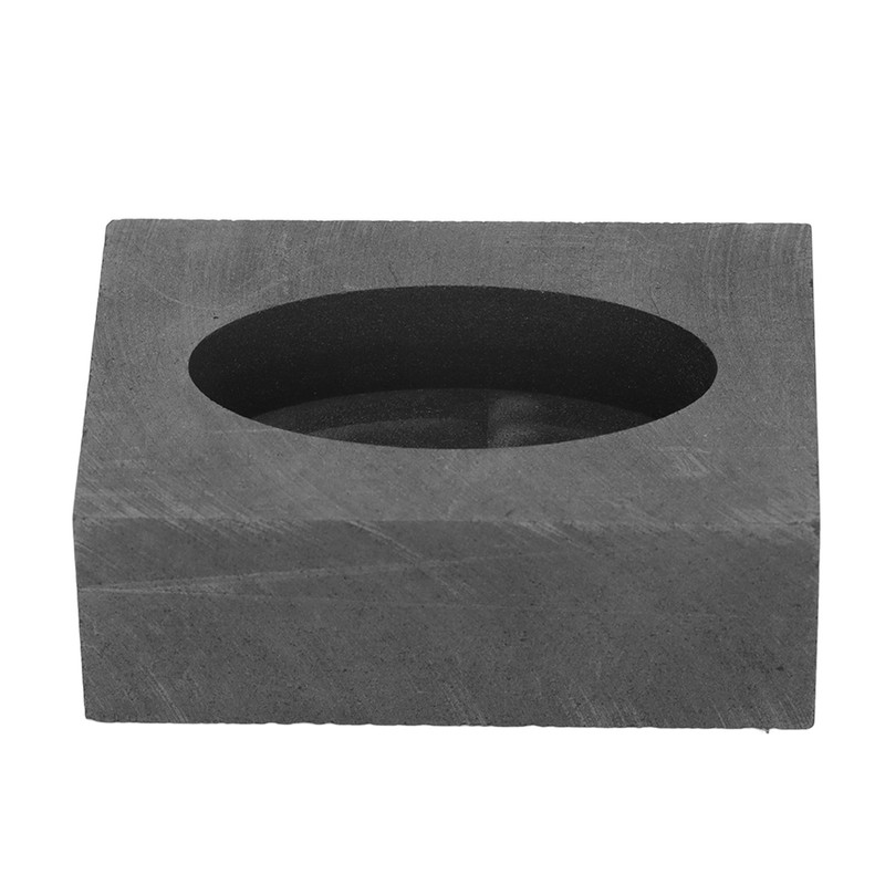 Graphite Casting Ingot Mold Oval High Purity Gold Silver Melting