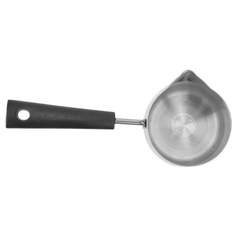 Long Handle Coffee Toroid Pitcher 304 Stainless Steel Rustproof Smoother