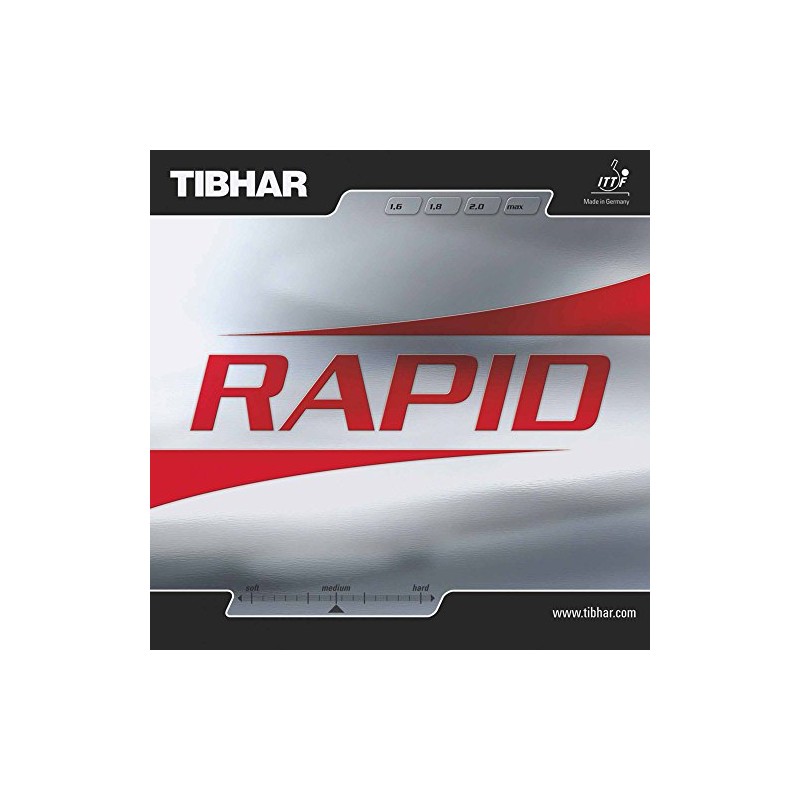 Tibhar Rubber Rapid, Red, 1.6 mm