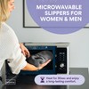 LEONNS Microwavable Slippers for Women and Men - Relaxing Warming