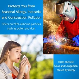 WoodyKnows Super-Defense Nasal Filters with 24 Pairs of Replacement Filters(Narrow, Small, 3 Pack)