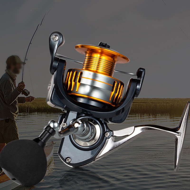 Left/Right Interchangeable Metal Spinning Fishing Reel Fish Bait High Speed