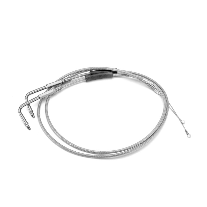 CB 40" Stainless Steel Throttle and Idle Cable Kit For