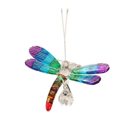 Wild Things Gifts Fantasy Glass Dragonfly Rainbow New 5054-RAI
