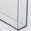 M&T Displays Clear Acrylic Wall Mount Brochure Holder 2x(4x6 inches)