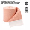 Mueller 2" x 5.3 ft Elastic Bandages, Cotton and Elastic,